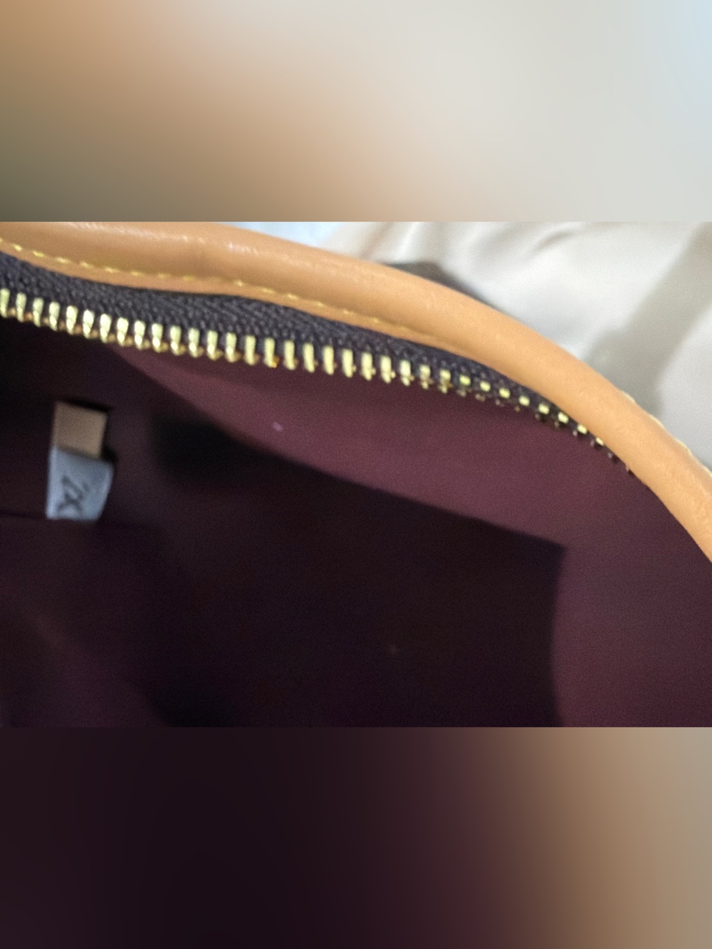 Fashion Monogram Shoulder Bag with Natural Vachetta - Picture 6 of 8